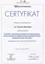 certyfikat